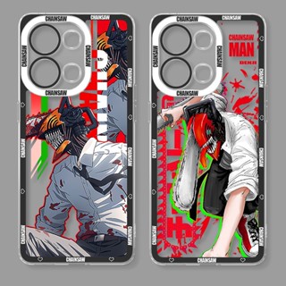 เคสโทรศัพท์มือถือแบบนิ่ม ใส ลายการ์ตูนอะนิเมะคนเลื่อยโซ่น่ารัก สําหรับ case Samsung Galaxy A05 A05S A21S A03 A72 A20S A03S A02S A71 A11 A02 A20 A30 A32 A13 A12 A30S A50 A50S A7 2018 A10S A04 A04S A52 A52S A31 A53 A51 M11 M12 M02 A23
