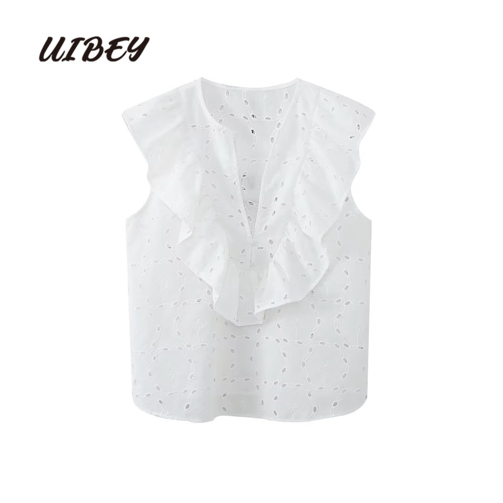 uibey-เสื้อแขนกุด-คอวี-ปักลาย-แต่งระบาย-131