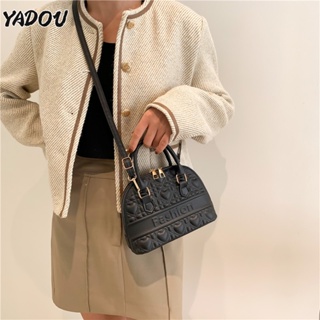 YADOU กระเป๋าสะพายลำลองผู้หญิงใหม่แฟชั่นยอดนิยมกระเป๋าสะพายข้างอเนกประสงค์แบบใช้มือถือ