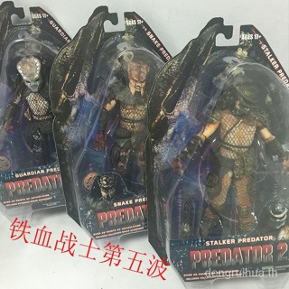 โมเดลฟิกเกอร์ Neca Predator 2 Predator 5th Wave Flower Crab Predator Snake Skin Pig Noodle ของเล่นสําหรับเด็ก