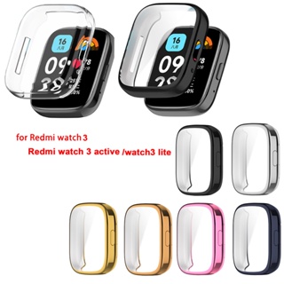 เคสชุบไฟฟ้า TPU ป้องกันรอย สําหรับ Xiaomi Redmi watch 3 Active Lite