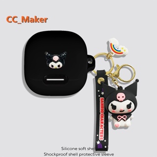 For Anker Soundcore Liberty 4 NC Cover Cute Sanrio Melody Keychain Pendant Creative Angel Pearl Bracelet Pendant Silicone Soft Case Shockproof Case Protective Cover Cute Bracelet Anker Soundcore Liberty 4 NC Cover Soft Case