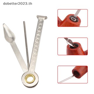 [DB] Al 3in1 เครื่องมือสแตนเลส สําหรับทําความสะอาดท่อไม้ สูบบุหรี่ [พร้อมส่ง]
