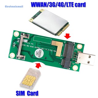 [ElectronicMall01.th] อะแดปเตอร์ Mini PCI-E เป็น USB พร้อมซิมการ์ด 8Pin สําหรับโมดูล WWAN LTE