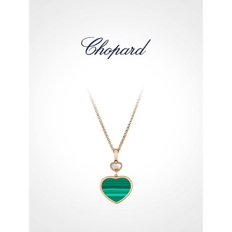 พร้อมส่ง-chopard-สร้อยคอ-ทองคํา-18k-พร้อมจี้รูปหัวใจ-สีโรสโกลด์