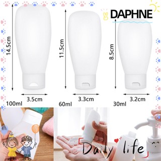 Daphne ขวดพลาสติกเปล่า ขนาดเล็ก แบบพกพา เติมได้ สําหรับใส่เครื่องสําอาง