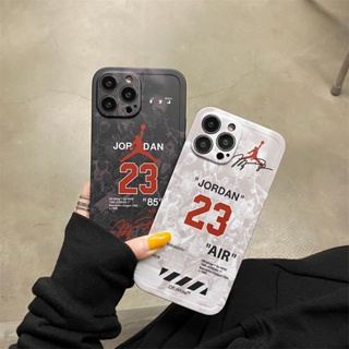 เลขที่ เคสโทรศัพท์มือถือ ลายการ์ตูน Jordan สําหรับ iPhone 14 13 12 Pro Max iPhone 11 23