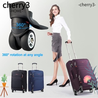 Cherry3 อะไหล่ล้อกระเป๋าเดินทาง พลาสติก สีเทา ทนทาน สีขาว สีดํา