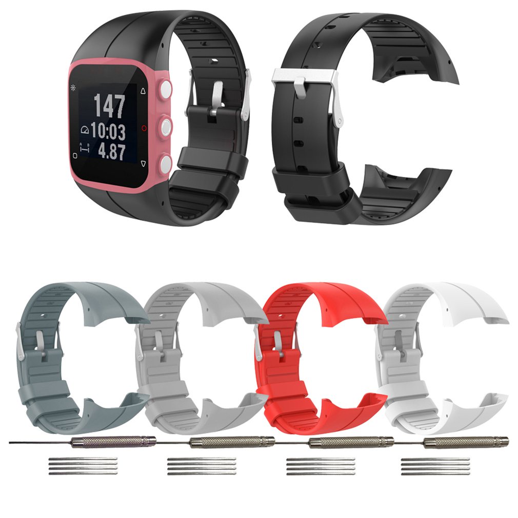 silicone-smartwatch-replacement-strap-official-pattern-for-polar-m400-m430