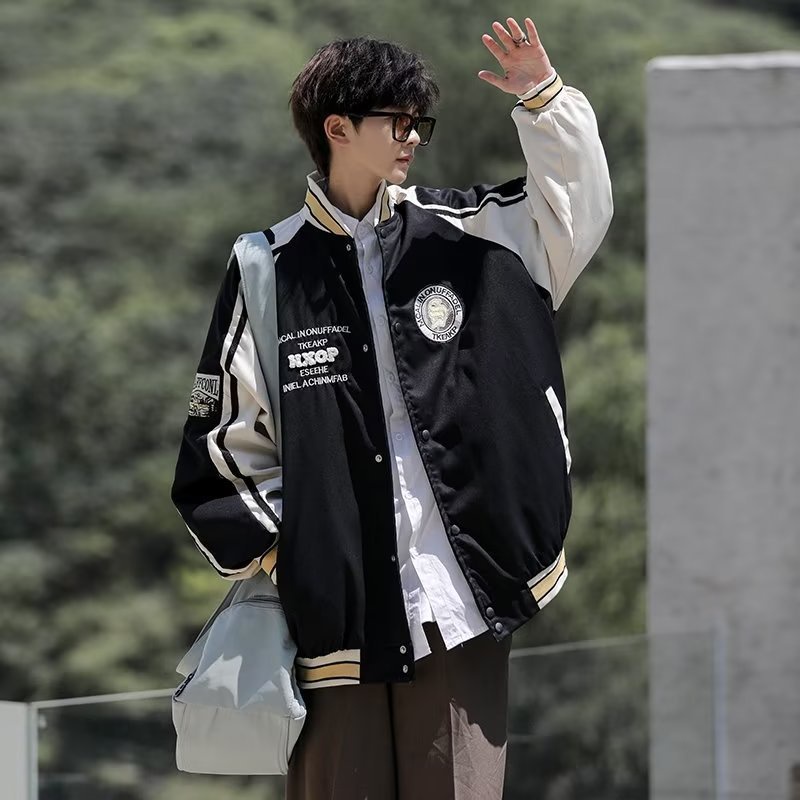 youtang-เสื้อโค้ทผู้ชาย-แฟชั่น-คู่-สไตล์เกาหลี-ลำลอง-หลวม-เสื้อแจ็คเก็ตแขนยาว-ผ้าคุณภาพสูง-จัดส่งรวดเร็ว
