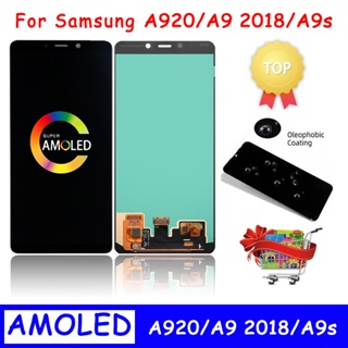 【พร้อมส่ง】หน้าจอสัมผัสดิจิทัล Lcd AMOLED สําหรับ Samsung Galaxy A9 2018 lcd A9s A9 Star Pro SM-A920F DS A920 WXBD