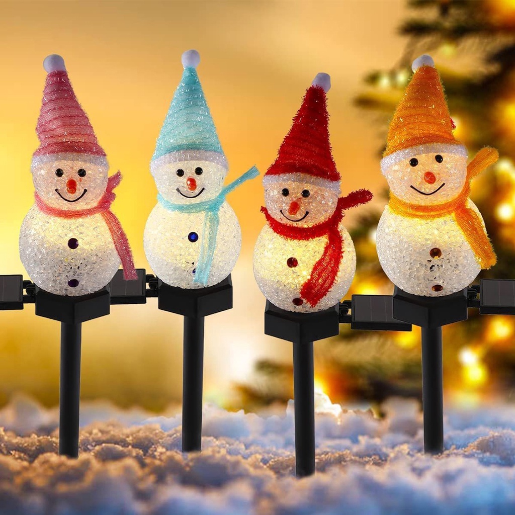 solar-snowman-garden-light-โคมไฟสนามหญ้าคริสต์มาส-led-outdoor-plug-lights