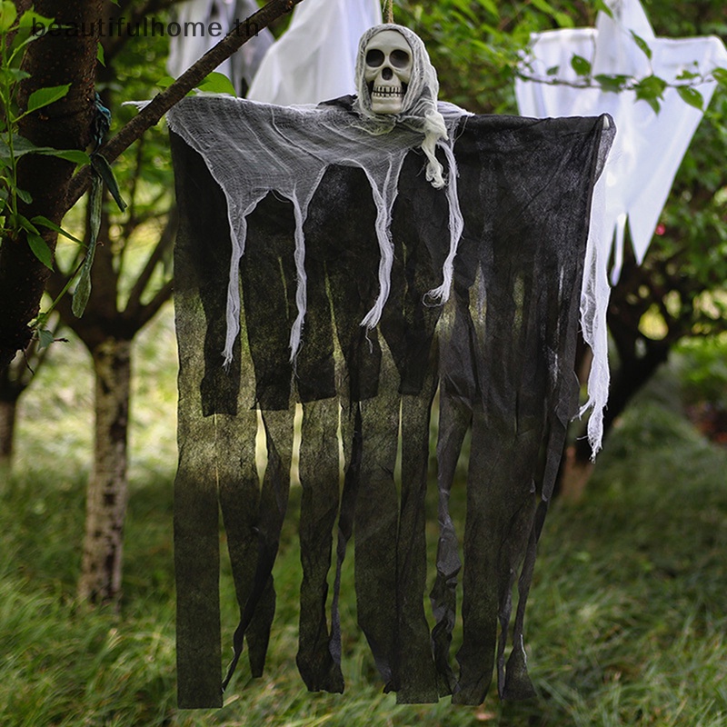 halloween-decor-จี้หัวกะโหลกผีผีสิง-สําหรับแขวนตกแต่งบ้านผีสิง-ฮาโลวีน