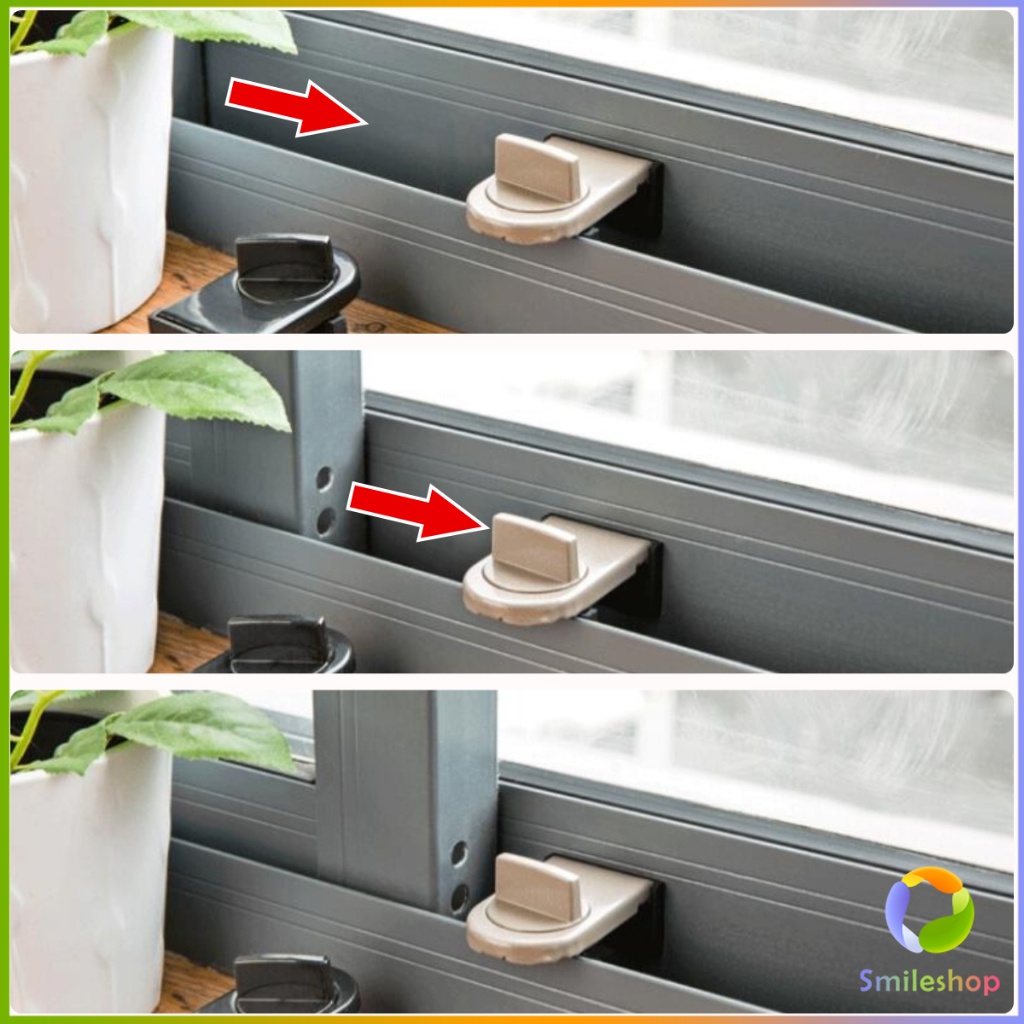 smileshop-ที่ล็อคบานเลื่อนประตู-บานหน้าต่าง-ล็อคเด็ก-window-lock