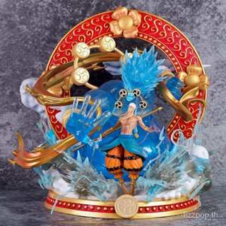 [Spot] One piece hand-made GK Black Pearl Thor Eney Road Kong island hand-made statue model doll 05F3