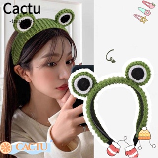 Cactu ที่คาดผม รูปกบน่ารัก ตาโต ฤดูใบไม้ผลิ ฤดูใบไม้ร่วง