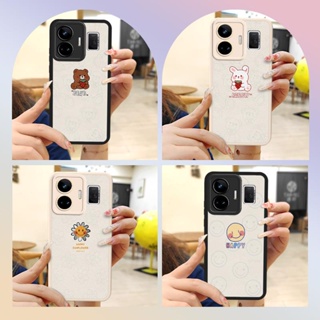 heat dissipation Cartoon Phone Case For OPPO Realme GT NEO5/240W/Realme GT3 advanced Waterproof simple Silica gel funny