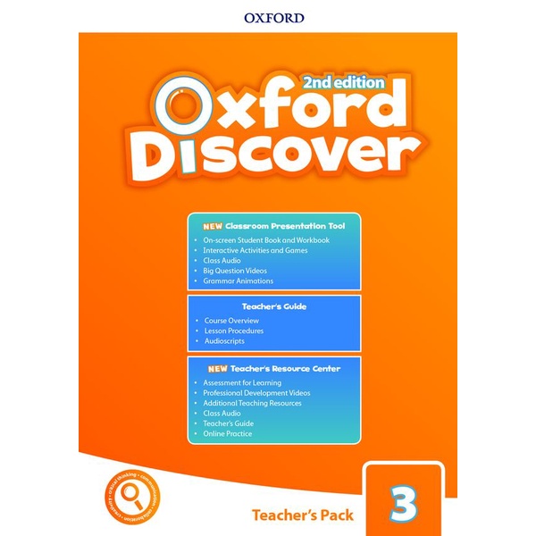 bundanjai-หนังสือเรียนภาษาอังกฤษ-oxford-oxford-discover-2nd-ed-3-teachers-pack-p