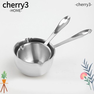 Cherry3 หม้อกาแฟ สเตนเลส อเนกประสงค์ กันกัดกร่อน สองพอร์ต สําหรับห้องครัว