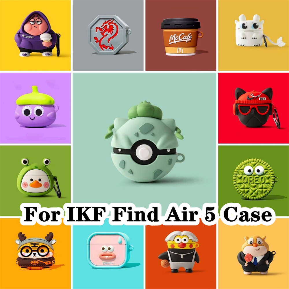 พร้อมส่ง-เคสหูฟัง-แบบนิ่ม-ลายการ์ตูนตลก-สําหรับ-ikf-find-air-5-ikf-find-air-5