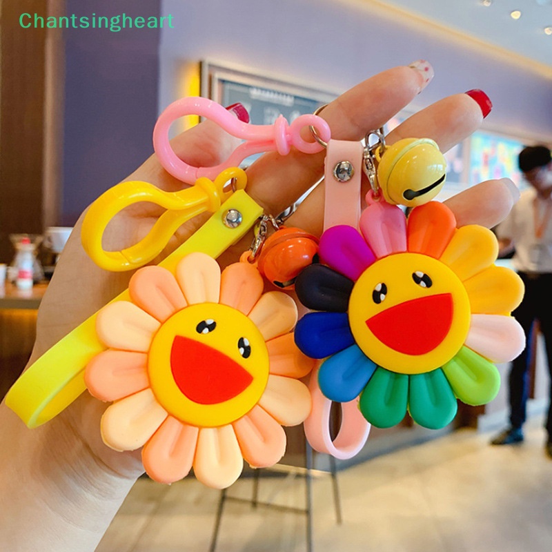 lt-chantsingheart-gt-พวงกุญแจอะคริลิค-จี้ดอกไม้ยิ้มน่ารัก-หลากสี-ลดราคา-สําหรับผู้หญิง