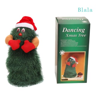 Blala หมวกซานต้าเต้นรําไฟฟ้า หมุนได้ ใช้แบตเตอรี่ สําหรับตุ๊กตา เทศกาลคริสต์มาส