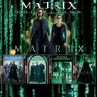 แผ่น DVD หนังใหม่ The Matrix ภาค 1-4 DVD Master เสียงไทย (เสียง ไทย/อังกฤษ ซับ ไทย/อังกฤษ) หนัง ดีวีดี