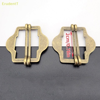 [ErudentT] หัวเข็มขัดโลหะ ทรงสี่เหลี่ยมผืนผ้า ปรับได้ สําหรับกระเป๋าหนัง 3 ชิ้น [ใหม่]