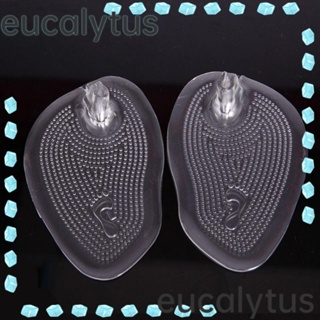 Eucalytus1 1 คู่ เจลรองนิ้วเท้า เบาะนุ่ม ป้องกันอาการปวดนิ้วเท้า ซิลิโคน กันลื่น มีกาวในตัว ตัวแยกนิ้วเท้า รองเท้าแตะ