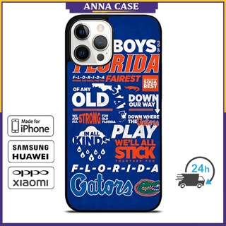 เคสโทรศัพท์มือถือ ลาย Florida Gators Squad สําหรับ iPhone 14 Pro Max 13 Pro Max Samsung Galaxy Note10+ S21Ultra