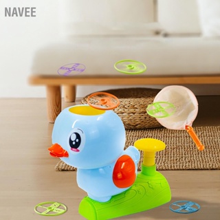 NAVEE Duck Catch Saucer Game Toy Flying Interactive Disc Launcher for Children Activities