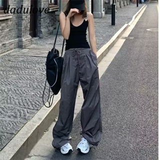 DaDulove💕 New American Ins High Street Retro Tooling Casual Pants Niche High Waist Wide Leg Pants Trousers