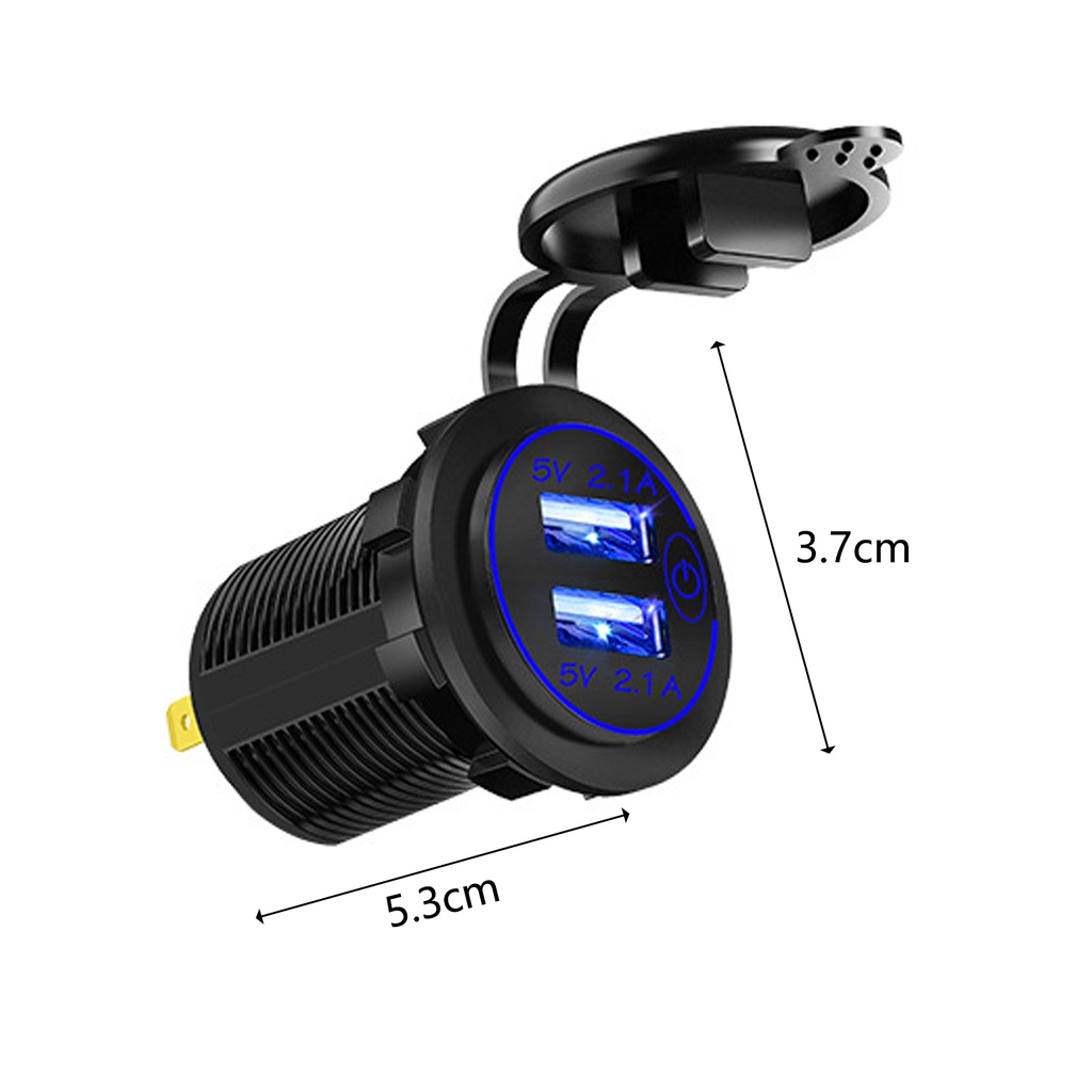 db-อะแดปเตอร์ซ็อกเก็ตชาร์จ-usb-4-2a-อเนกประสงค์-สําหรับรถยนต์-rv