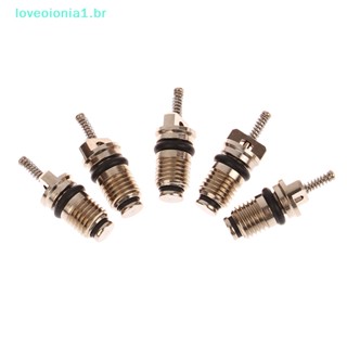 Loveoionia1 แกนวาล์วเครื่องปรับอากาศรถยนต์ R134a A/C แบบเปลี่ยน 5 ชิ้น