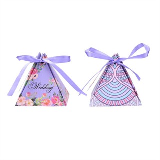 Triangular Shaped Candy Boxes Wedding Favors Gift Box Clearance sale