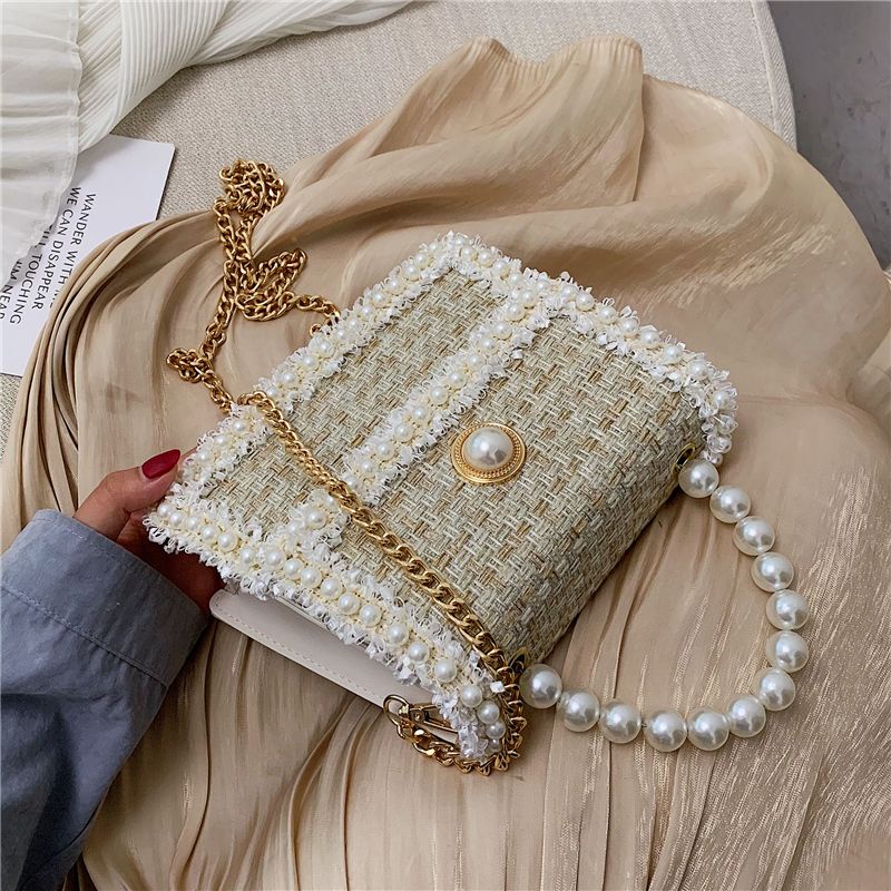 ins-super-hot-bag-womens-2023-new-style-korean-fashion-pearl-handheld-chain-one-shoulder-oblique-small-square-bag