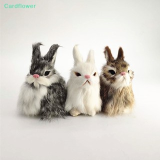 &lt;Cardflower&gt; ตุ๊กตากระต่ายจําลอง ขนฟู น่ารัก ของขวัญวันเกิด วันคริสต์มาส งานแต่งงาน บ้าน เด็ก ของเล่น ลดราคา