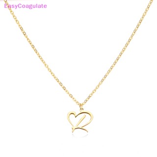 สร้อยคอโซ่ สเตนเลส จี้รูปหัวใจ ประดับเพทาย สีทอง เครื่องประดับ สําหรับผู้หญิง