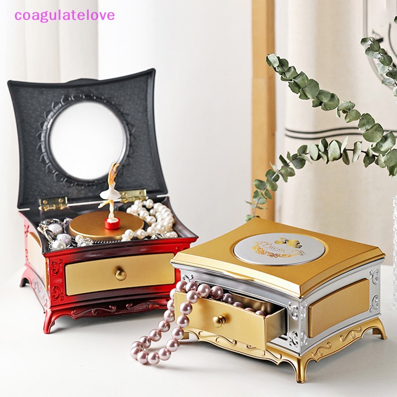 coagulatelove-กล่องเก็บเครื่องประดับ-เปียโน-เต้นรํา-คลาสสิก-พร้อมกระจก-ขายดี
