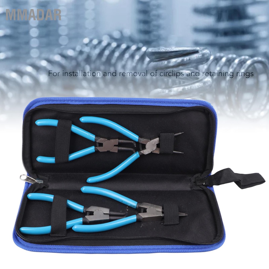 mmadar-4pcs-6-นิ้วคีมแหวน-snap-ภายนอกภายในตรง-bent-jaw-tips-retaining-ring-circlip-pliers-set