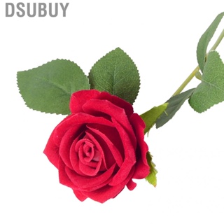 Dsubuy [Ande Online] Pearl Rose Red (Flannel Version) Single Flannel Simulation Home Wedding Decoration Bouquet
