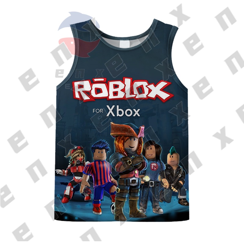 เสื้อยืด-พิมพ์ลายการ์ตูน-roblox-สําหรับเด็กผู้ชาย-อายุ-3-13-ปี
