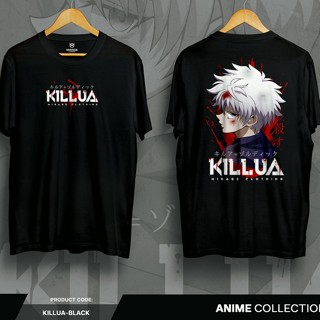 เสื้อยืด วัสดุผ้าฝ้ายบริสุทธิ์ ㍿เสื้อผ้ามิราจ - เสื้ออนิเมะ Hunter X Killua Zoldyck ผ้าฝ้าย 100% DTF