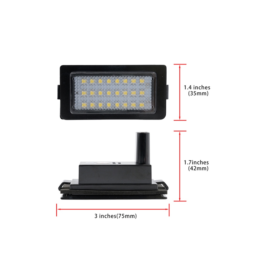 หลอดไฟ-led-ติดป้ายทะเบียนรถยนต์-สําหรับ-bmw-7-series-e38-728i-730i-730d-740i-740d-740il-750i-750il-1995-2001-2-ชิ้น