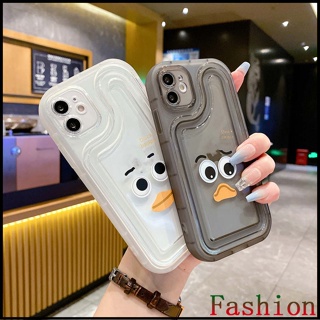 เคสซิลิโคน iPhone น่ารัก เป็ด เคสไอโฟน11 ใส เคส compatible for iPhone 13 14 12 11 Promax xsmax xr xs 7 8 plus 7พลัส cases