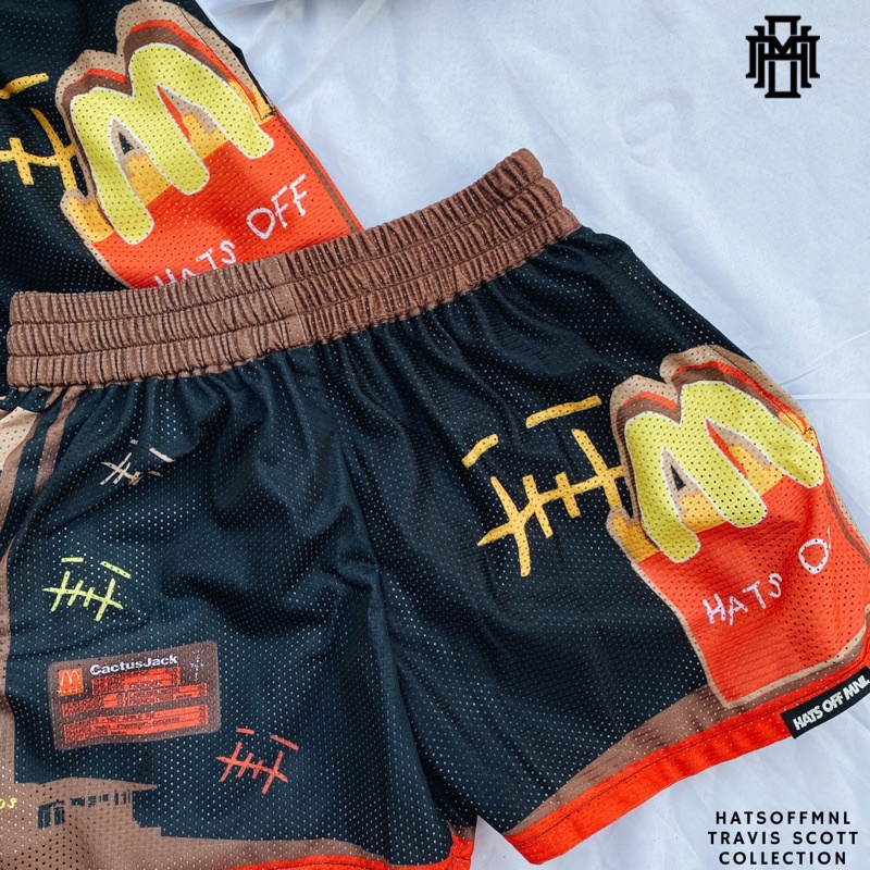 hatsoffmnl-mcdonalds-x-cactus-jack-mesh-shorts-คอลเลกชันสก็อตต์ทราวิส-ปี-2023