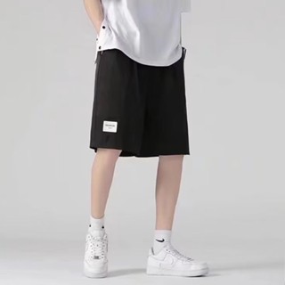 【M-5XL】กางเกงขาสั้น ขาห้าส่วน ลําลอง ทรงหลวม พิมพ์ลายตัวอักษร สไตล์เกาหลี พลัสไซซ์ เหมาะกับฤดูร้อน สําหรับผู้ชาย