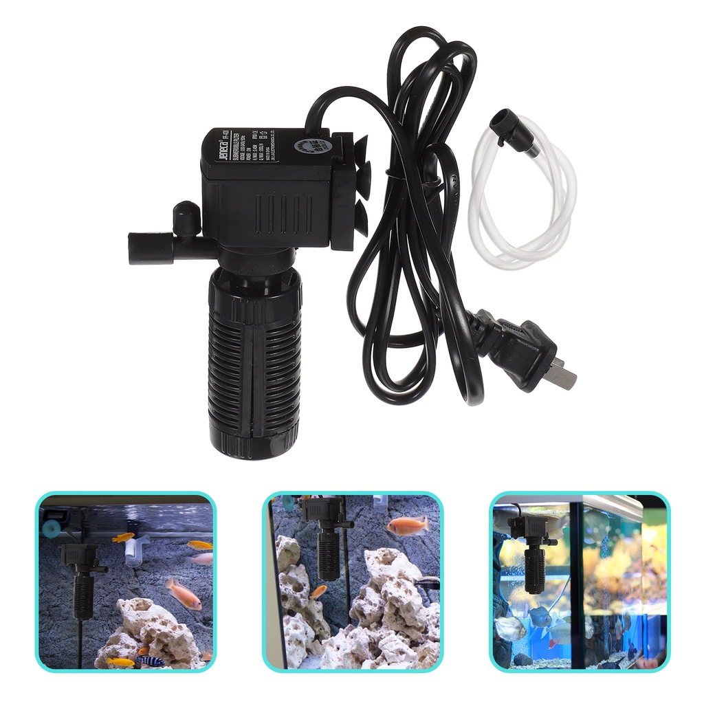 Plastic Aquarium Tank Filter Fish Internal Threeinone Submersible