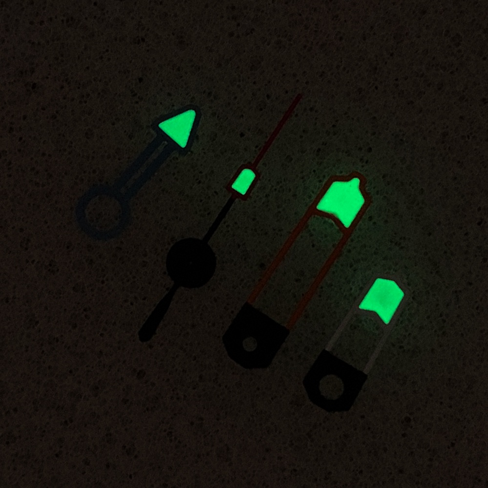 gmt-เข็มเรืองแสง-สีเขียว-4-เข็ม-อุปกรณ์เสริม-สําหรับซ่อมแซมนาฬิกาข้อมือ-nh34-movement