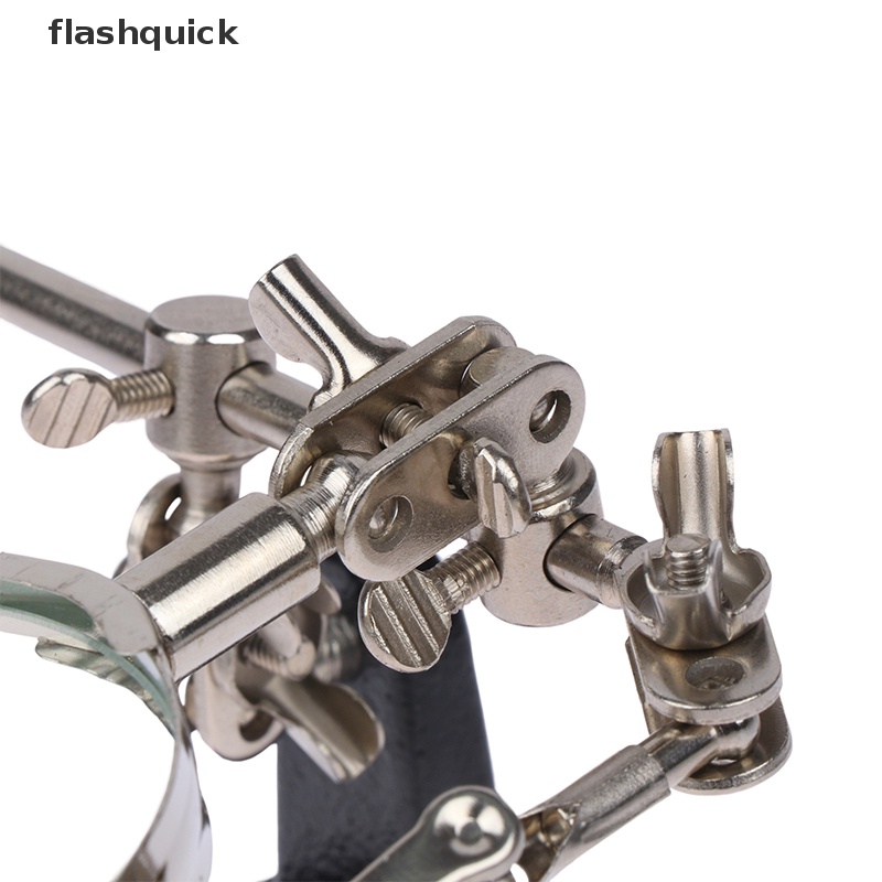 flashquick-แว่นขยายเชื่อม-คลิปเสริม-บอร์ดวงจรไฟฟ้า-ซ่อมเชื่อมเหล็ก-ปรับได้-แว่นขยายบัดกรี-แคลมป์ดี